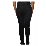 Pinko - Trousers Sabrina23 in Black Denim Skinny Fit - Black - Trousers - Made in Italy - Luxury Exclusive Collection
