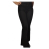 Pinko -  Jeans Fannie11 in Black Denim Trumpet Model - Black - Trousers - Made in Italy - Luxury Exclusive Collection