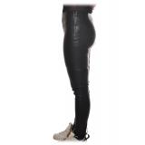 Pinko - Trousers Anselmo Leggings Slim Fit in Faux Leather - Black - Trousers - Made in Italy - Luxury Exclusive Collection