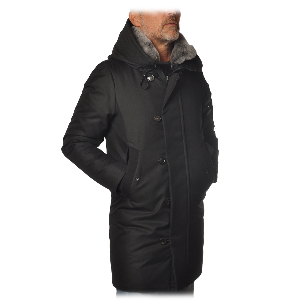Peuterey - Kasa Parka with Two Flap Pockets - Black - Jacket - Luxury  Exclusive Collection - Avvenice