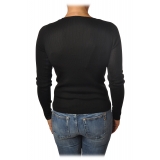 Pinko - Sweater Eritrea V-neck with Long Sleeve - Black - Sweater - Made in Italy - Luxury Exclusive Collection