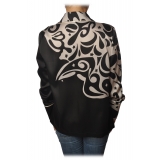 Pinko - Jacket Calimero in Abstract Pattern - Black - Jacket - Made in Italy - Luxury Exclusive Collection