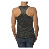 Pinko - Top Bakugan Rowing Tank Top with Strass - Black - Top - Made in Italy - Luxury Exclusive Collection
