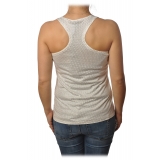 Pinko - Top Bakugan Rowing Tank Top with Strass - White - Top - Made in Italy - Luxury Exclusive Collection