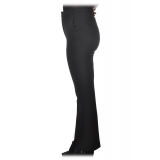 Pinko - Trousers MrBrown Slim Flare with Chains - Black - Trousers - Made in Italy - Luxury Exclusive Collection