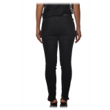 Pinko - Stretch Trousers Sabrina3 Slim Fit - Denim Nero - Trousers - Made in Italy - Luxury Exclusive Collection