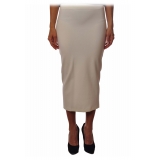 Pinko - Longuette Skirt Zonzoli3 Calf Length - White - Skirt - Made in Italy - Luxury Exclusive Collection