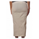 Pinko - Longuette Skirt Zonzoli3 Calf Length - White - Skirt - Made in Italy - Luxury Exclusive Collection