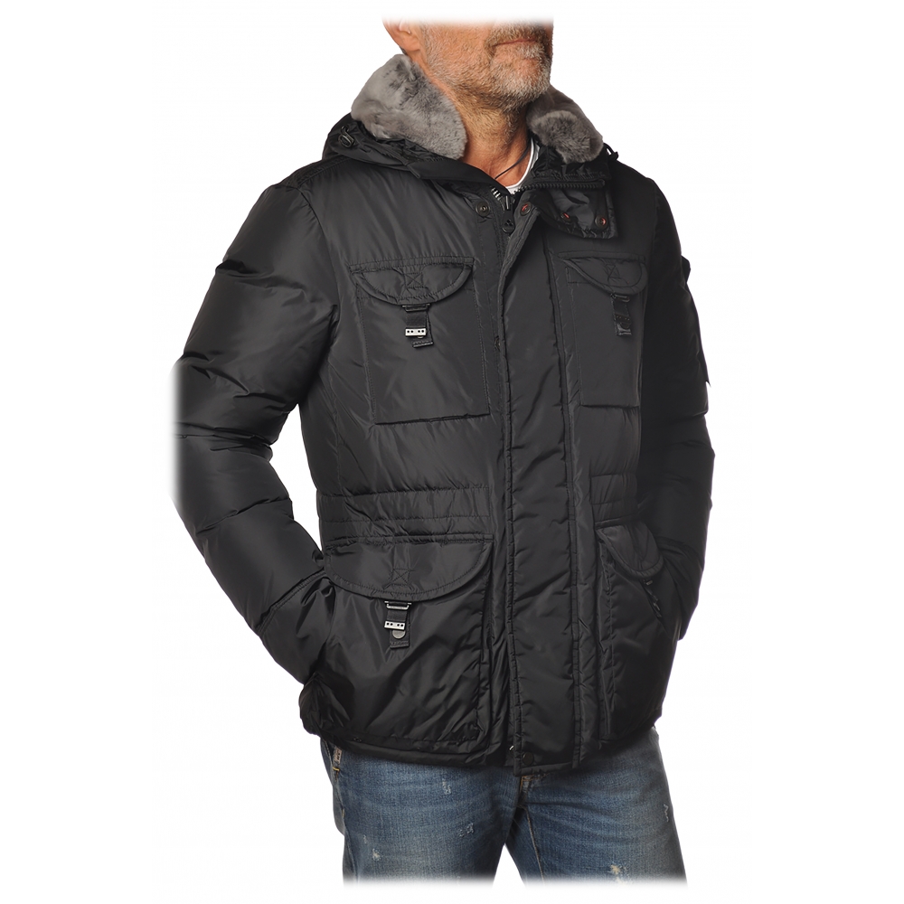 Peuterey - Aiptek Model Jacket with Four Pockets - Black - Jacket ...