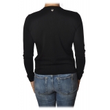 Twinset - Short Cardigan with Buttons - Black - Knitwear - Made in Italy - Luxury Exclusive Collection