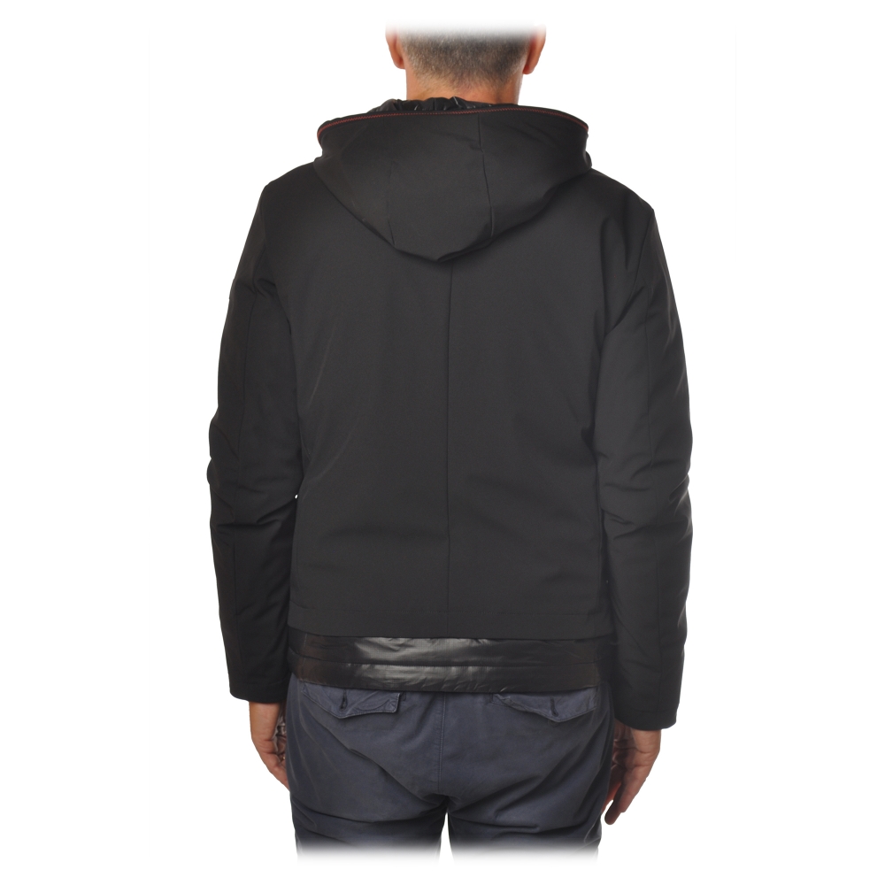 Peuterey - Badu Jacket in Technical Fabric with Hood - Black - Jacket ...