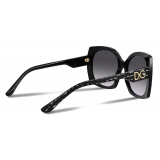 Dolce & Gabbana - Print Family Sunglasses - Black Crocodile Effect - Dolce & Gabbana Eyewear