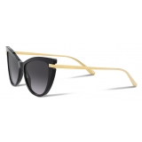 Dolce & Gabbana - Logo Plaque Sunglasses - Black - Dolce & Gabbana Eyewear