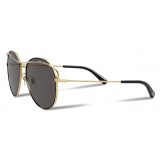 Dolce & Gabbana - Slim Sunglasses - Gold - Dolce & Gabbana Eyewear