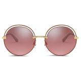 Dolce & Gabbana - Slim Sunglasses - Gold - Dolce & Gabbana Eyewear