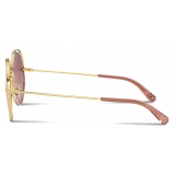 Dolce & Gabbana - Slim Sunglasses - Gold - Dolce & Gabbana Eyewear