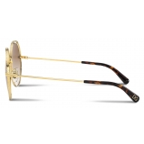 Dolce & Gabbana - Slim Sunglasses - Gold - Dolce & Gabbana Eyewear