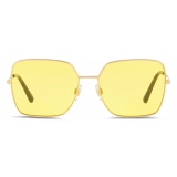 Dolce & Gabbana - Slim Sunglasses - Gold - Dolce & Gabbana Eyewear