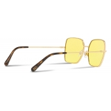 Dolce & Gabbana - Slim Sunglasses - Gold - Dolce & Gabbana Eyewear