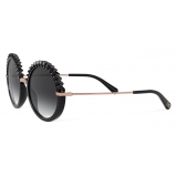 Dolce & Gabbana - Plissé Sunglasses - Black - Dolce & Gabbana Eyewear