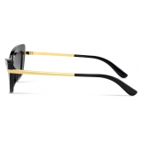 Dolce & Gabbana - Half Print Sunglasses - Black - Dolce & Gabbana Eyewear