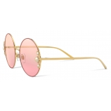 Dolce & Gabbana - Filigree & Pearls Sunglasses - Pink - Dolce & Gabbana Eyewear