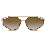 Dolce & Gabbana - Gros Grain Sunglasses - Gold - Dolce & Gabbana Eyewear