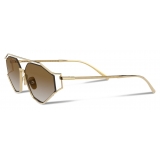 Dolce & Gabbana - Gros Grain Sunglasses - Gold - Dolce & Gabbana Eyewear