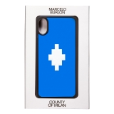Marcelo Burlon - 3D Cross Blue Cover - iPhone X / XS - Apple - County of Milan - Printed Case