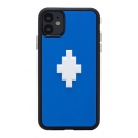 Marcelo Burlon - Cover 3D Cross Blue - iPhone 11 - Apple - County of Milan - Cover Stampata