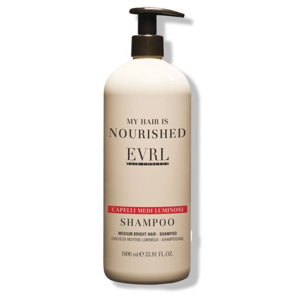 Everline - Hair Solution - Capelli Medi Luminosi - Shampoo - Trattamenti Professionali - 1000 ml