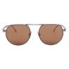 Thom Browne - Black Iron Squared Aviator Sunglasses - Thom Browne Eyewear