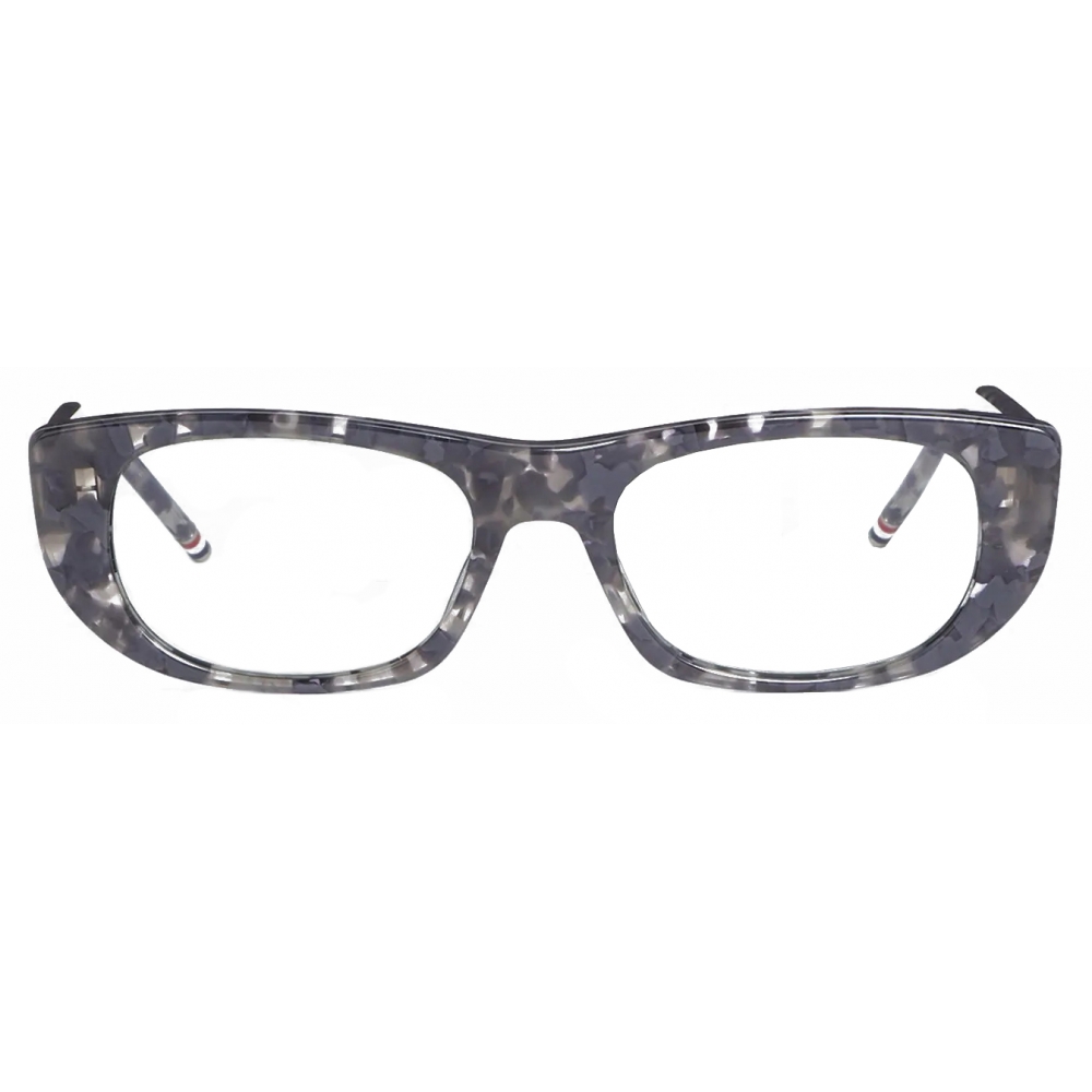 Thom Browne - Tortoise Rectangular Eyeglasses - Thom Browne Eyewear ...