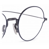 Thom Browne - Black Iron Round Eye Glasses - Thom Browne Eyewear
