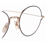 Thom Browne - Gold Round Eye Glasses - Thom Browne Eyewear
