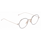 Thom Browne - Gold Round Eye Glasses - Thom Browne Eyewear
