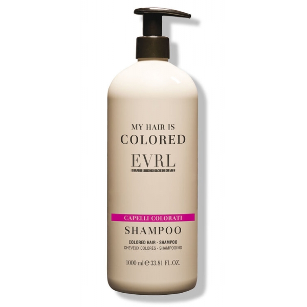 Everline - Hair Solution - Capelli Colorati - Shampoo - Trattamenti Professionali - 1000 ml
