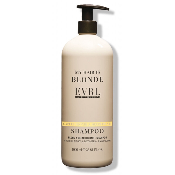 Everline - Hair Solution - Blonde & Bleached Hair - Shampoo - Professional Treatments - 1000 ml