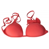 Twinset - Triangle Sea Padded Bow - Geranium - Bikini - Made in Italy - Luxury Exclusive Collection