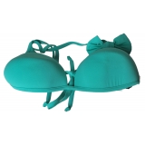 Twinset - Triangolo Mare Imbottito Fiocco - Turchese - Bikini - Made in Italy - Luxury Exclusive Collection