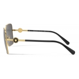 Versace - Occhiale da Sole Enamel Medusa - Nero Oro - Occhiali da Sole - Versace Eyewear