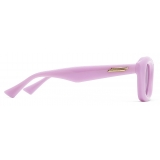 Bottega Veneta - Rectangular Sunglasses - Violet - Sunglasses - Bottega Veneta Eyewear