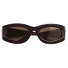 Bottega Veneta - Occhiali da Sole Ovali - Marrone - Occhiali da Sole - Bottega Veneta Eyewear