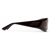 Bottega Veneta - Oval Sunglasses - Brown - Sunglasses - Bottega Veneta Eyewear
