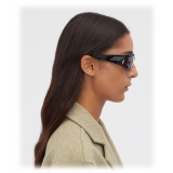Bottega Veneta - Oval Sunglasses - Black - Sunglasses - Bottega Veneta Eyewear