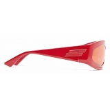 Bottega Veneta - Oval Sunglasses - Red - Sunglasses - Bottega Veneta Eyewear