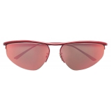 Bottega Veneta - Oval Panthos Sunglasses - Pink - Sunglasses - Bottega Veneta Eyewear
