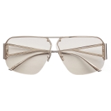 Bottega Veneta - Aviator Sunglasses - Silver - Sunglasses - Bottega Veneta Eyewear