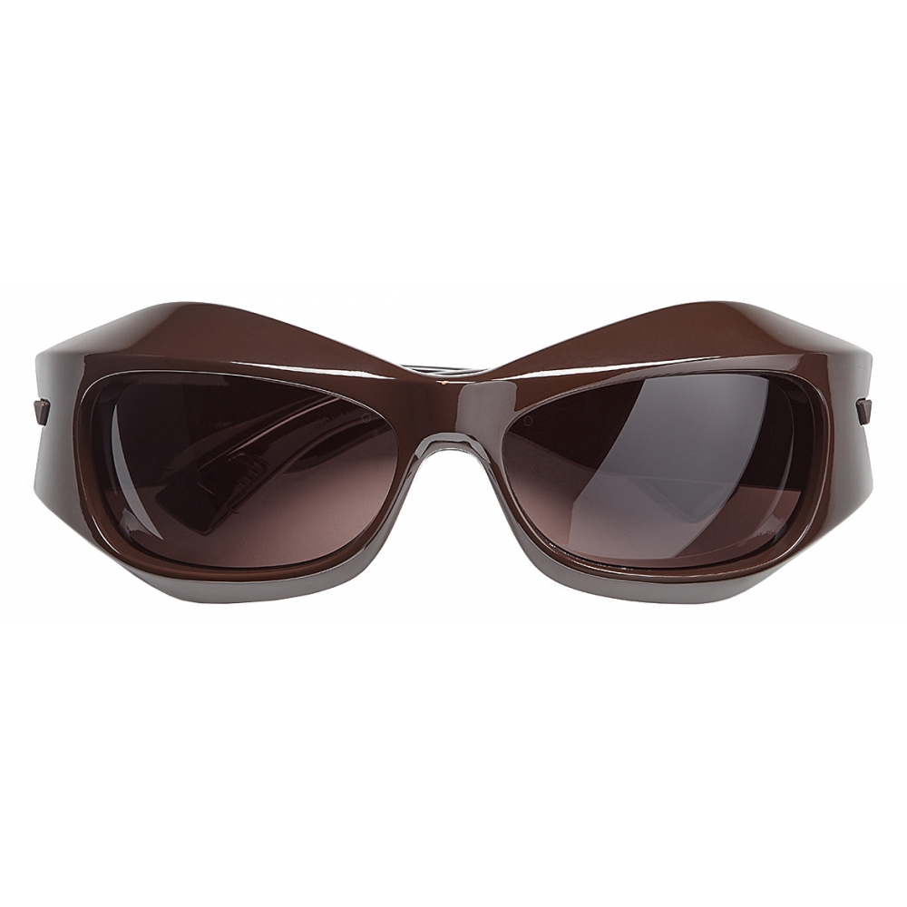 Chanel Oval Sunglasses Black Beige Brown Chanel Eyewear