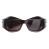 Bottega Veneta - Oval Sunglasses - Black - Sunglasses - Bottega Veneta Eyewear